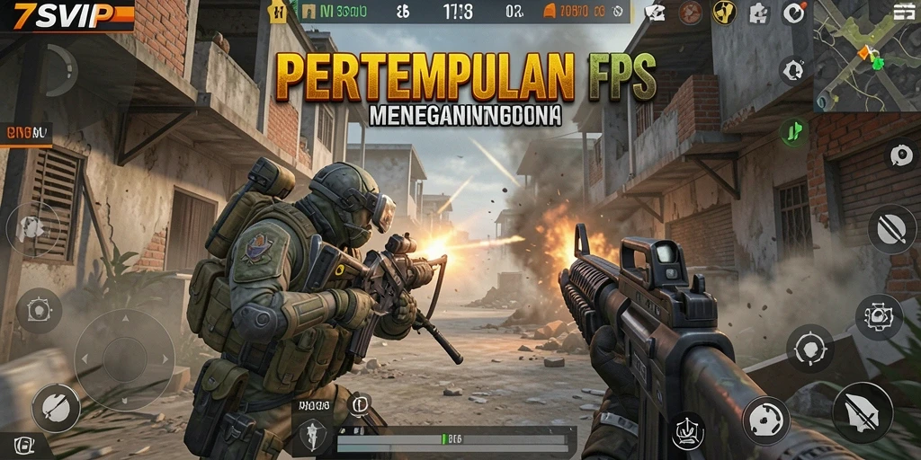 Screenshot gameplay menampilkan aksi intens dalam 7SVIP.