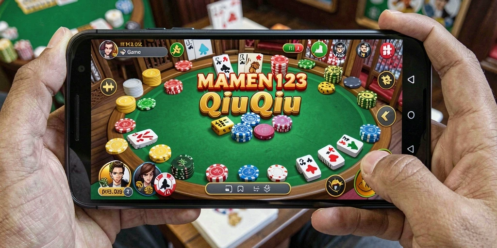 Screenshot gameplay QiuQiu MAMEN123 yang seru dan menantang.