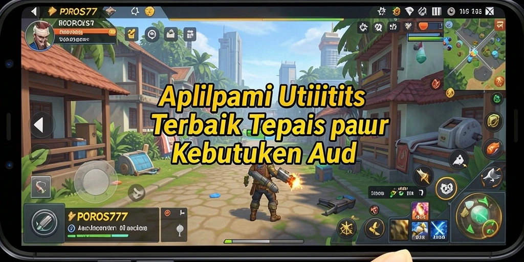 Tampilan antarmuka pengguna POROS77 yang bersih dan fungsional.