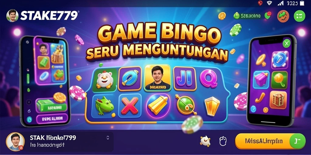 Tampilan gameplay Bingo yang menarik di STAKE779.