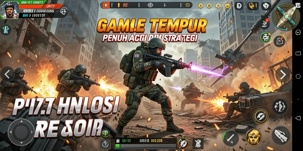 Gameplay UH77 yang mengesankan dengan aksi yang mendebarkan.