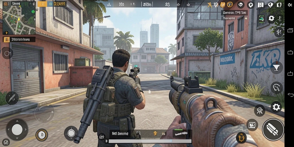 Tampilan gameplay ZK9 yang mendebarkan dan seru.